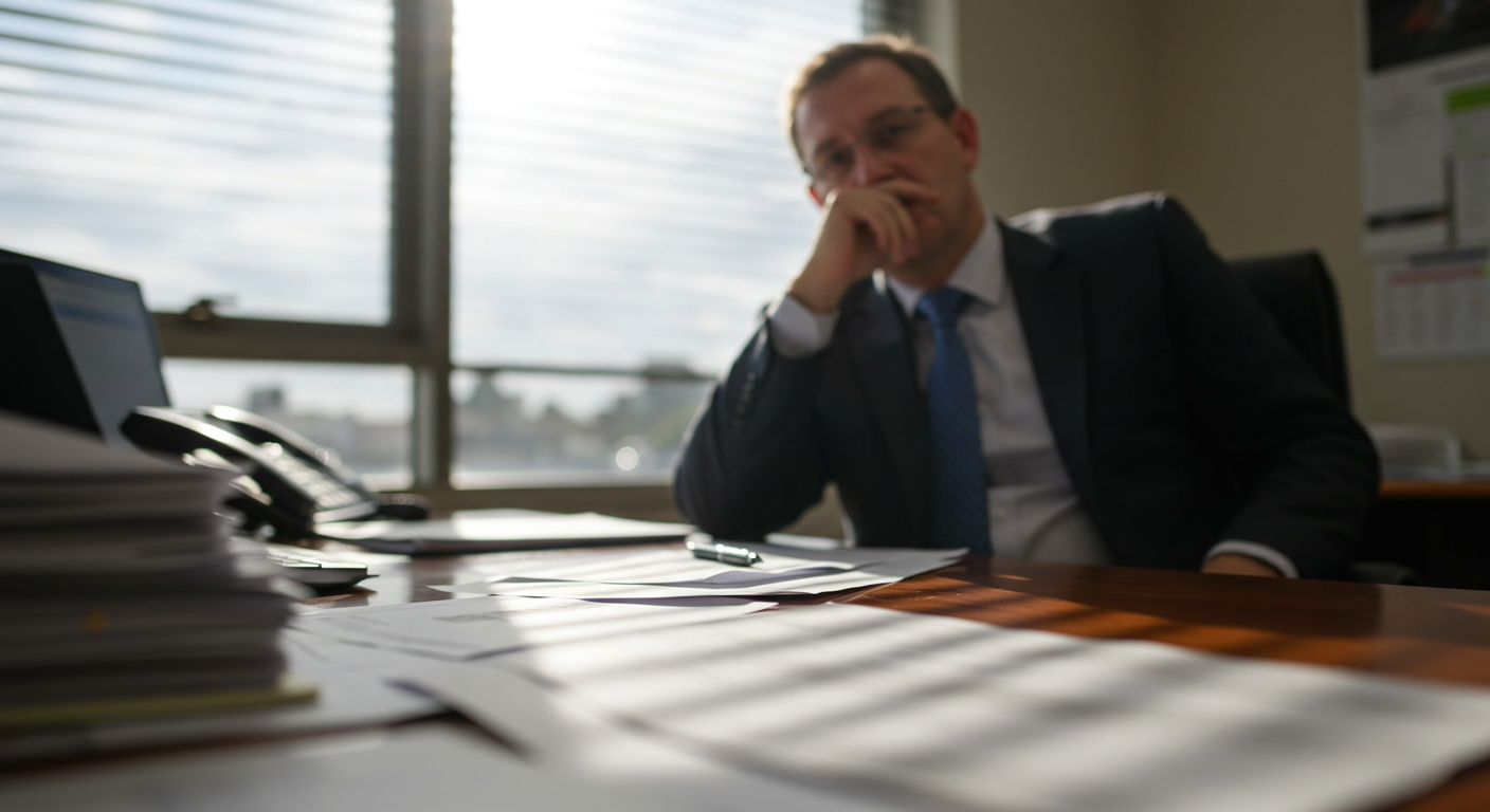 A document that has 'Deregistered' stamped in red across it. Worrells.